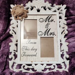 Shabby Chic Wedding/Couples/Engagement Photo Frame